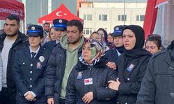 Hayatını kaybeden polis için tören düzenledi