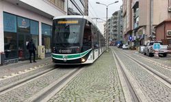 Tramvay yolundaki keyif uykusunu vatman bozdu