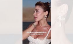Yangın alanının önünde poz veren fenomen tepki çekti