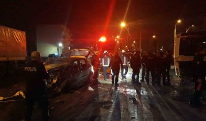 Malatya’da halk otobüsü ile otomobil çarpıştı: 1 ölü