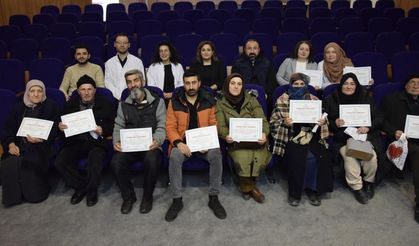 Bayburt’ta diyabet okulu yeni yılın ilk mezunlarını verdi