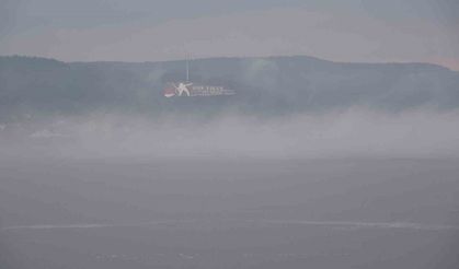 Çanakkale Boğazı sis nedeniyle transit gemi geçişlerine kapatıldı