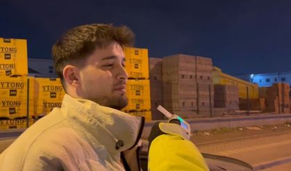 Alkolmetreyi üflememek için ağlama taklidi yaptı