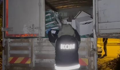 Bolu’da kaçak sigara operasyonu