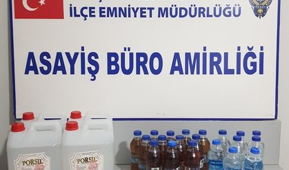 Tavşanlı’da 20 litre etil alkol ele geçirildi