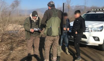 Tokat’ta belgesiz avlanan kişilere 21 bin lira ceza
