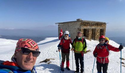 Yatağanlı dağcılar Sandras Dağı’nda zirve yaptı