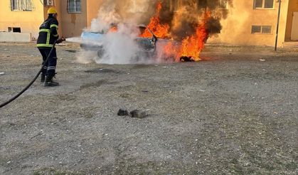 Alevlere teslim olan Tofaş hurdaya döndü