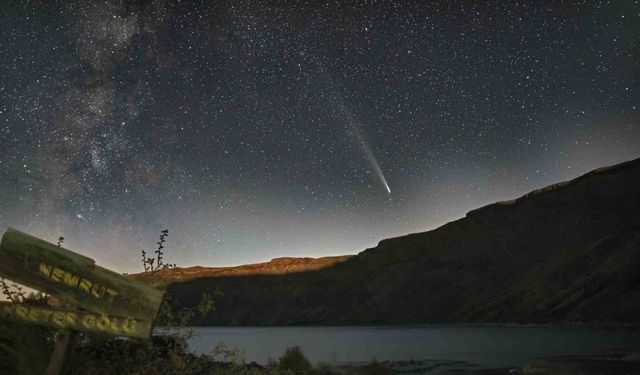 Atlas kuyruklu yıldızı görüntülendi