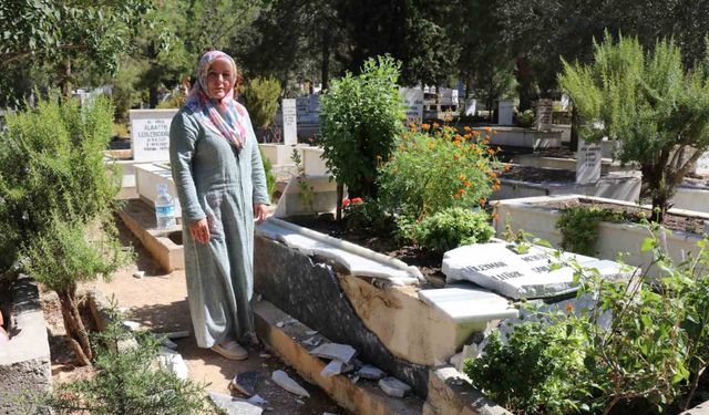 Evlilik tekliflerini reddettiği kişiler mezara zarar verdi!