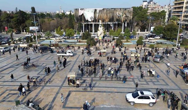 Halep’in merkezinde yoğun hareketlilik yaşanıyor