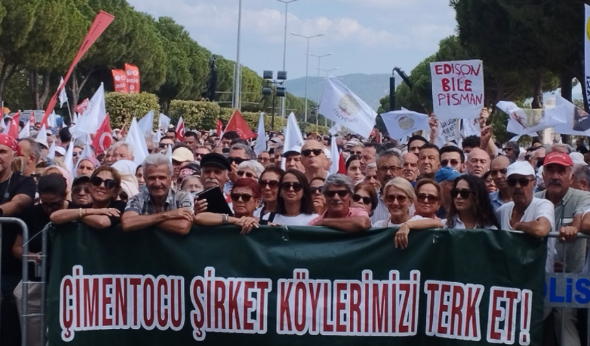 Toprağımızı Vermiyoruz mitingine binlerce kişi katıldı